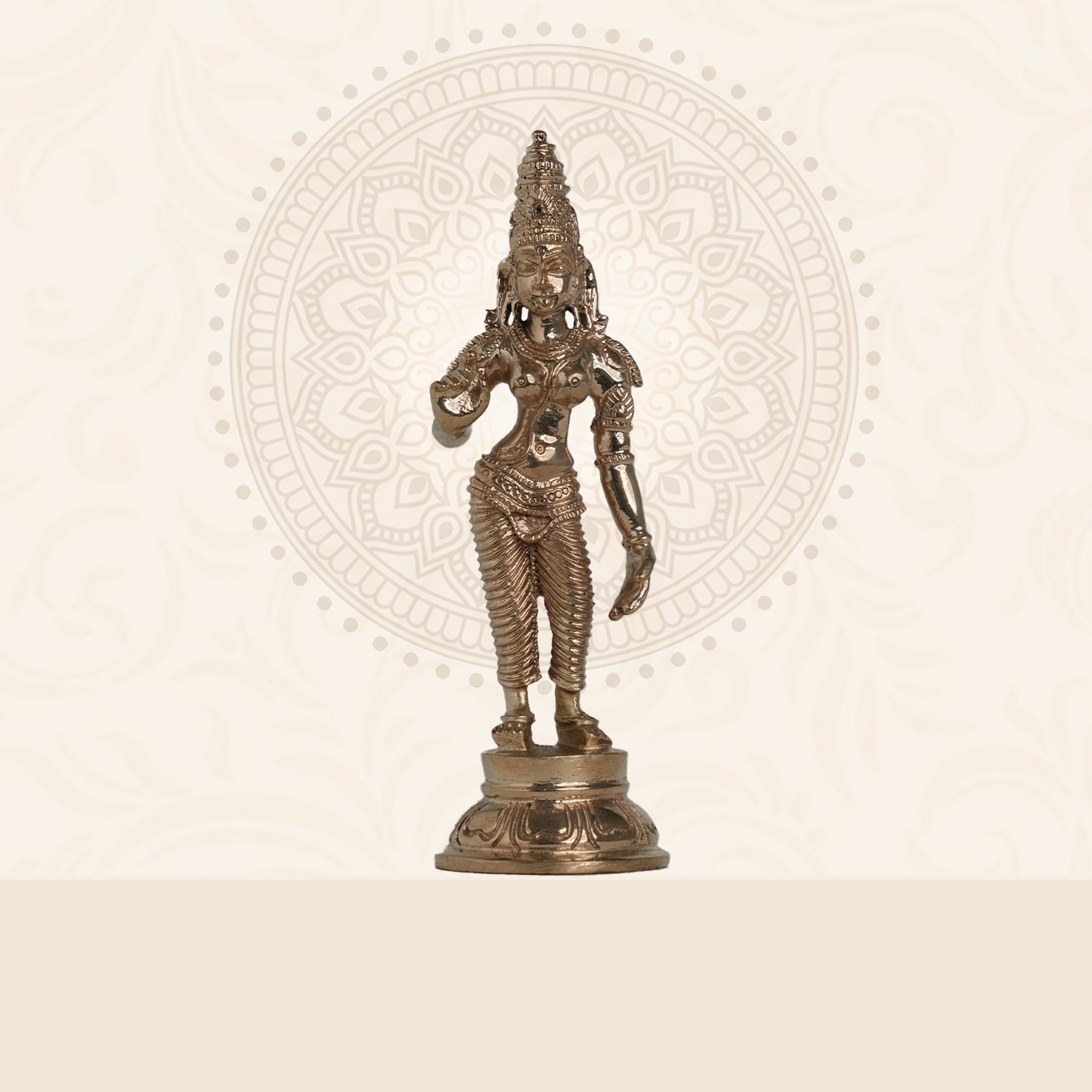 Lord Sivagami - Traditional Brass  Statue