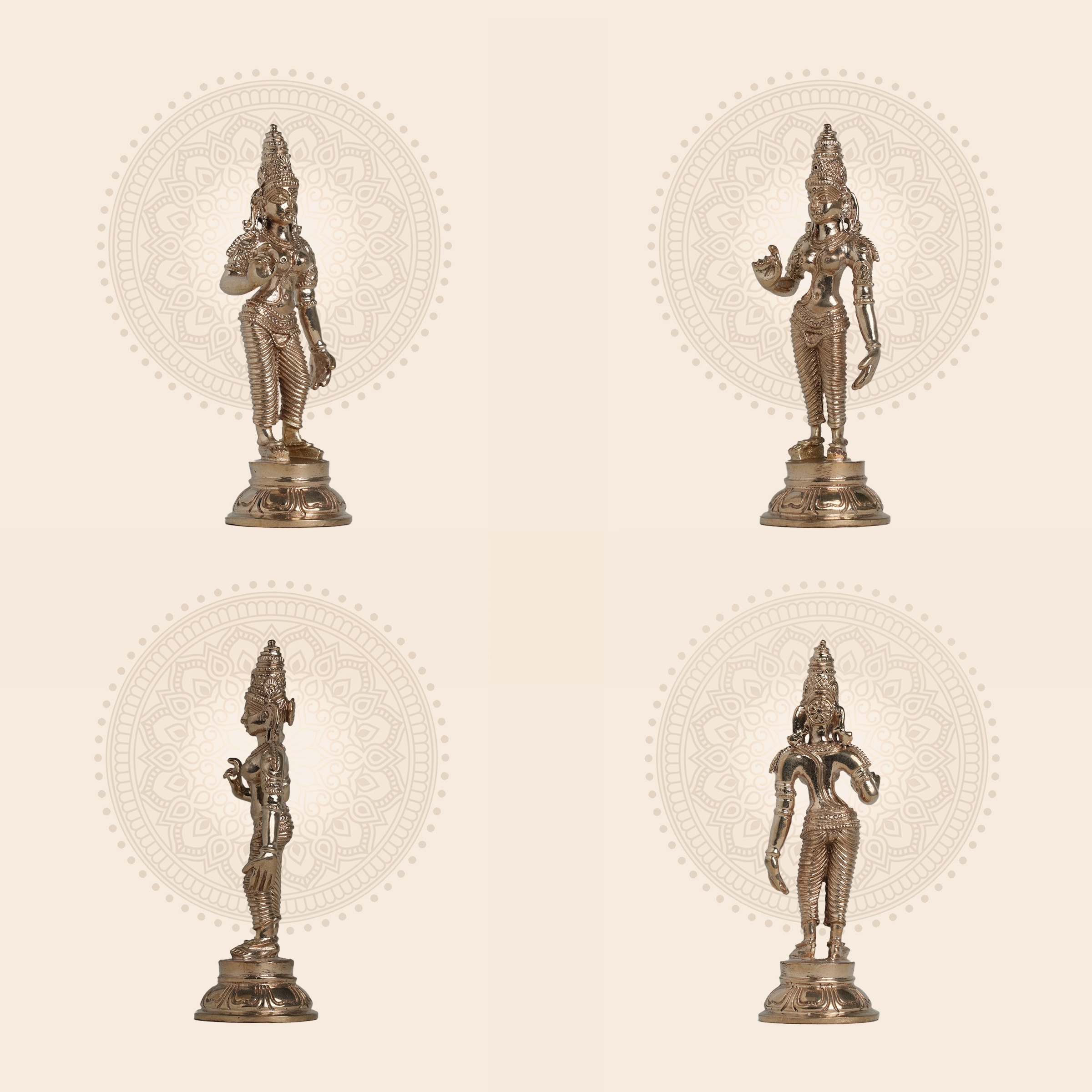 Lord Sivagami - Traditional Brass  Statue