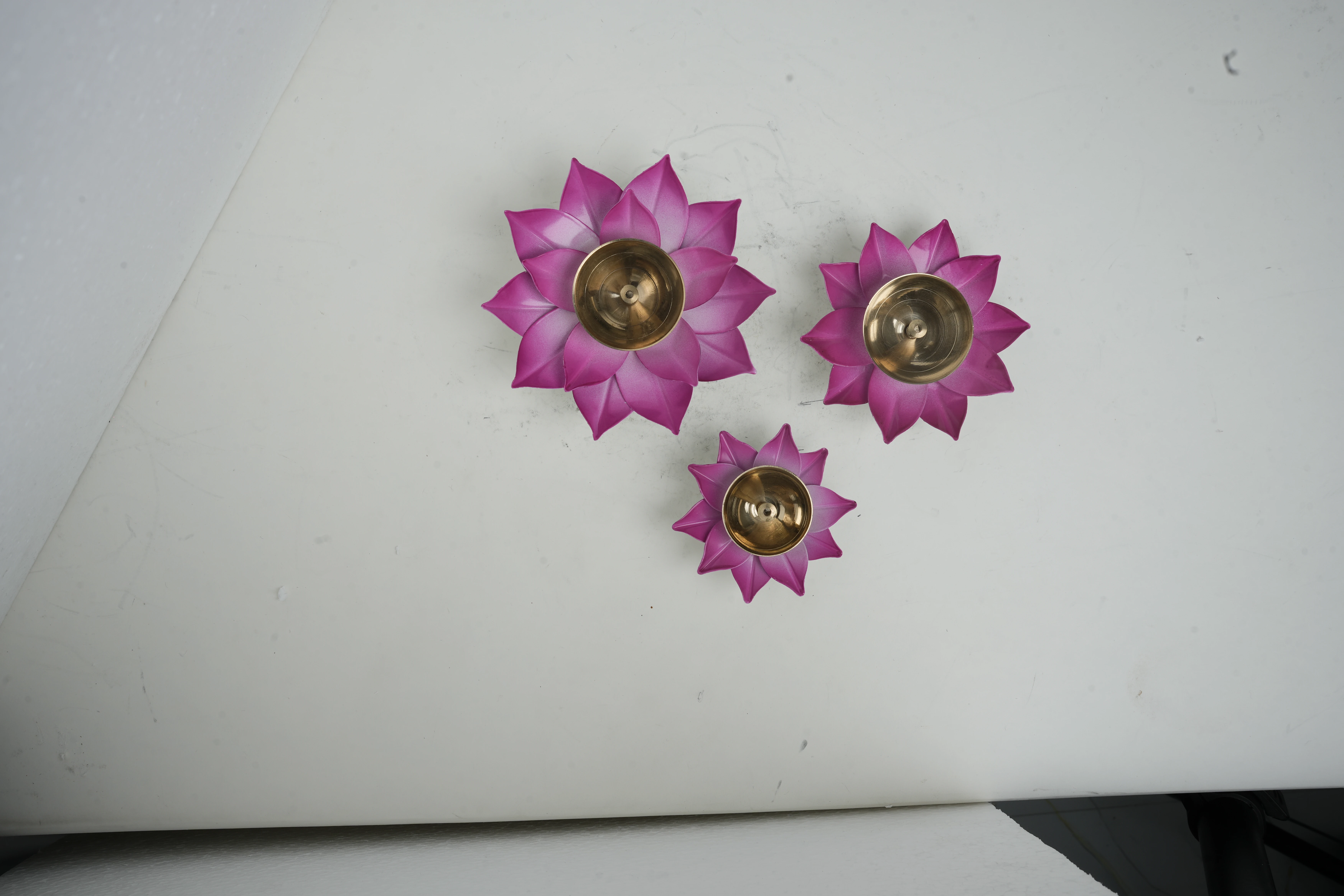 Lotus Flower Decorative Diya Set