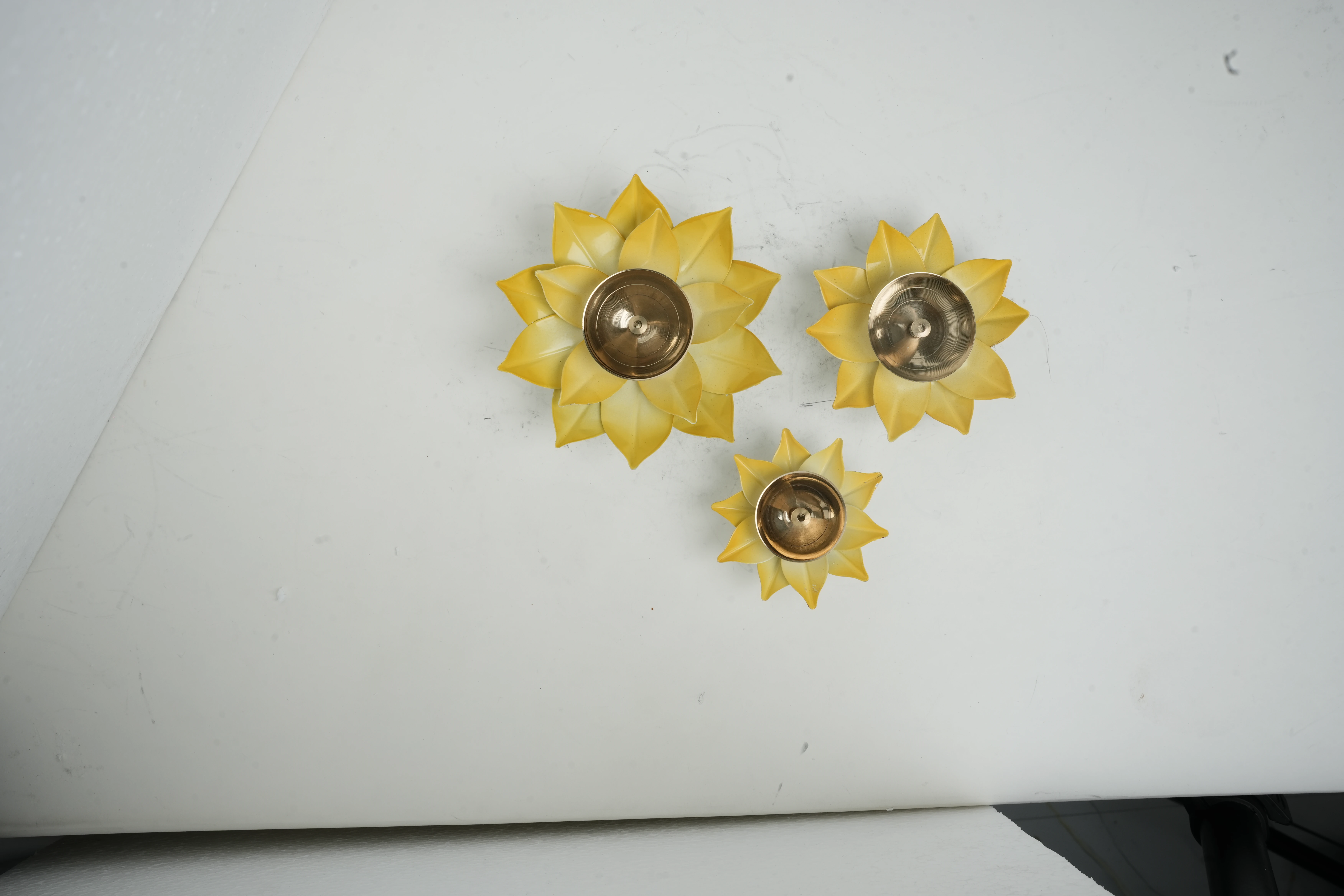 Lotus Flower Decorative Diya Set