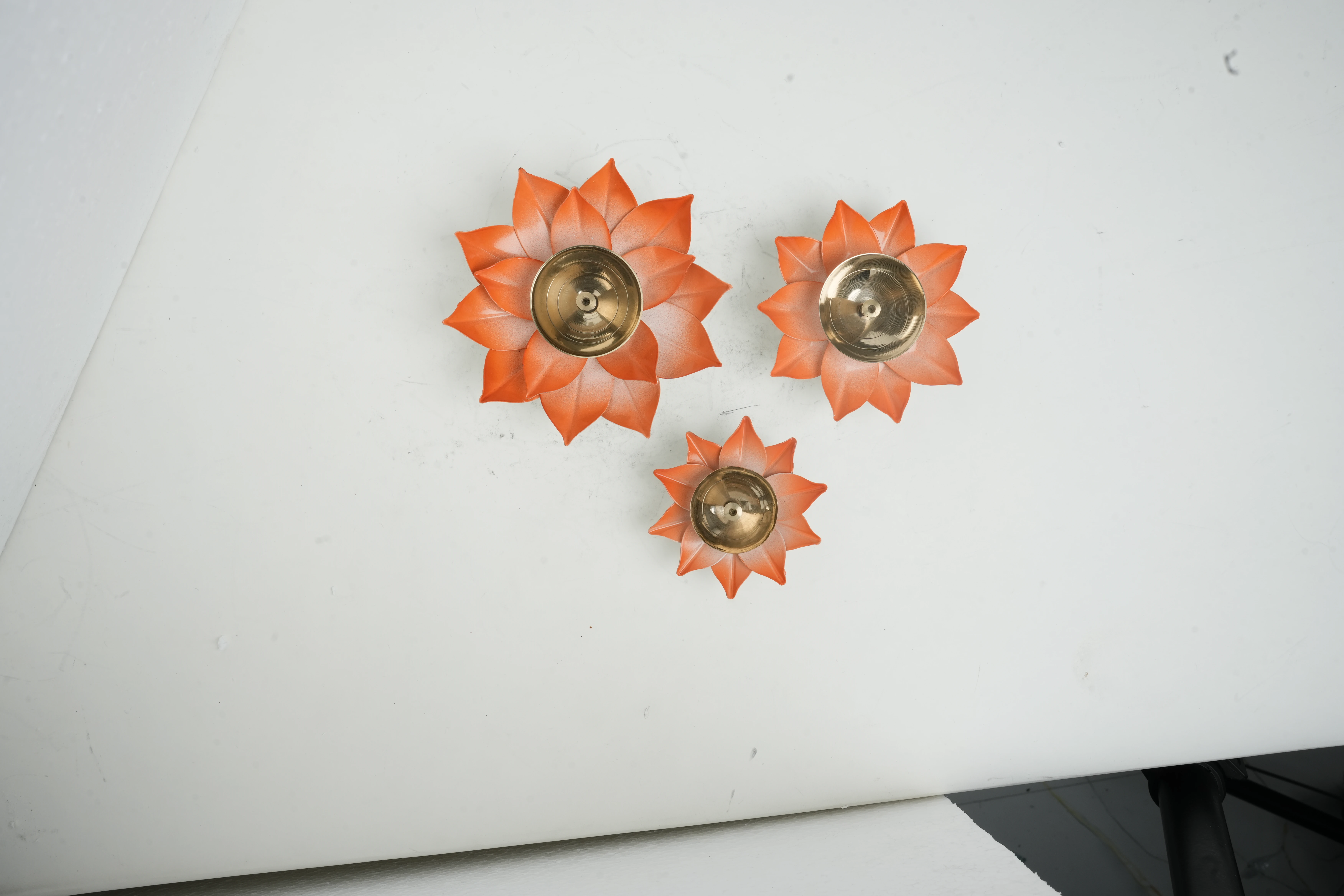 Lotus Flower Decorative Diya Set